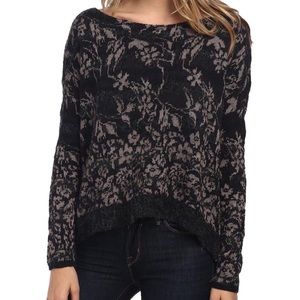 Free People Floral Fields Sweater